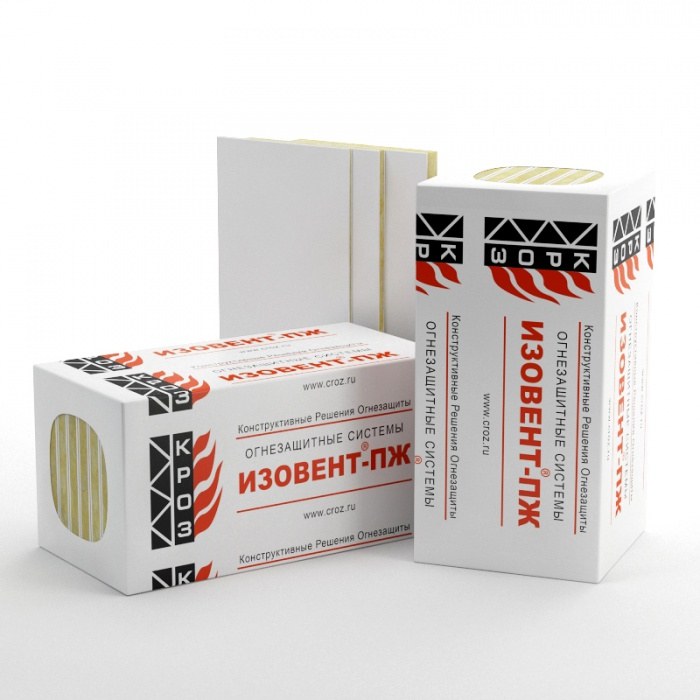 Огнезащитная композиционная плита Изовент-ПЖ для железобетона (180 мин)