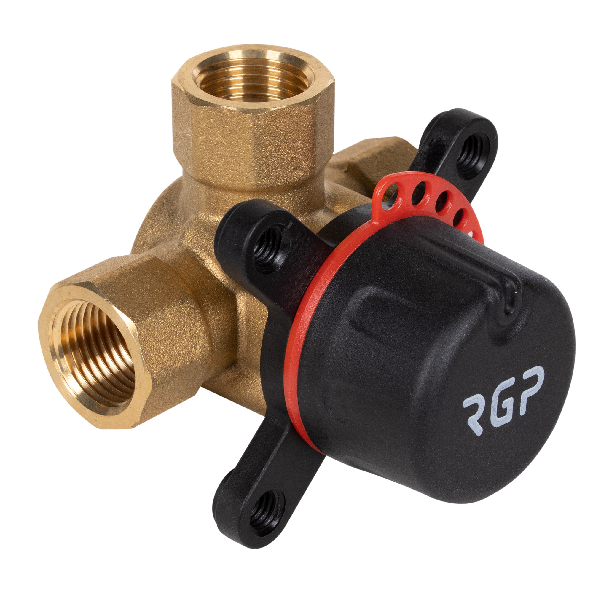 Клапан поворотный 3-ходовой SHUFT DN32, Kvs16, PN10, ВР1 1/4