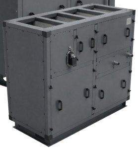 Приточно-вытяжная установка с пластинчатым рекуператором RWN-RP-4500(50c)-ЕС-W-Vertical(N)