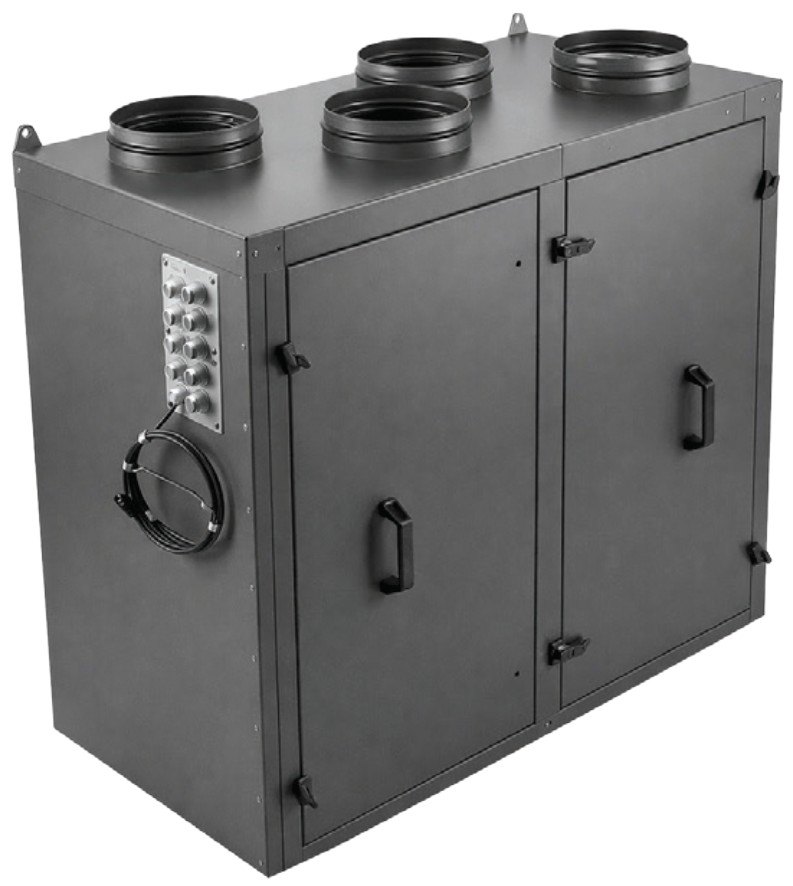 Приточно-вытяжная установка с роторным рекуператором RWN-RR-4000(50c)-ЕС(B310*2)-НЕ8,6-Classic(N)