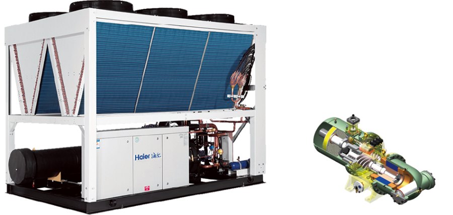 Винтовой чиллер Haier CI0410PANF с воздушным охлаждением