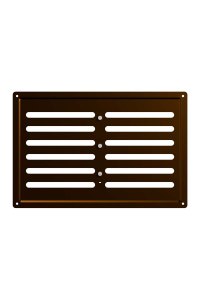 Решетка вентиляционная MER регулируемая 300х200 окрашенная сталь Metallic brown ERA
